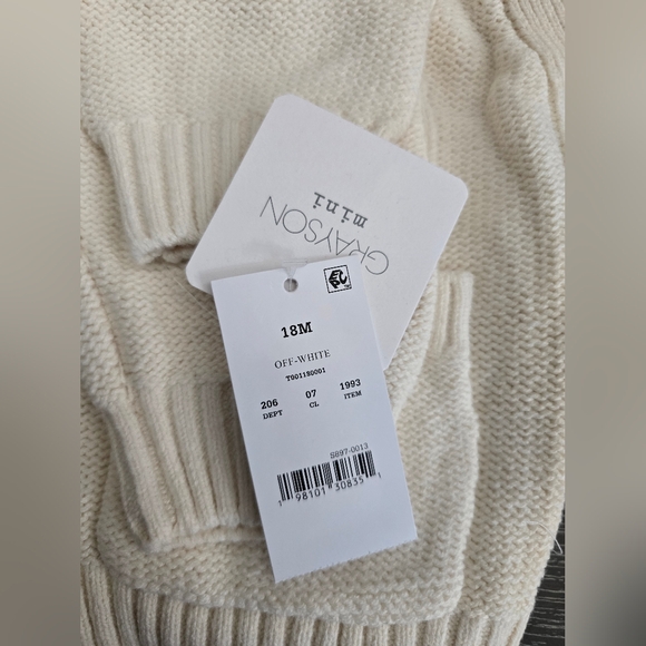 Grayson mini baby cable top & Bottom Outfit Size 3-6 months Or 18 Months NWT - Picture 7 of 9